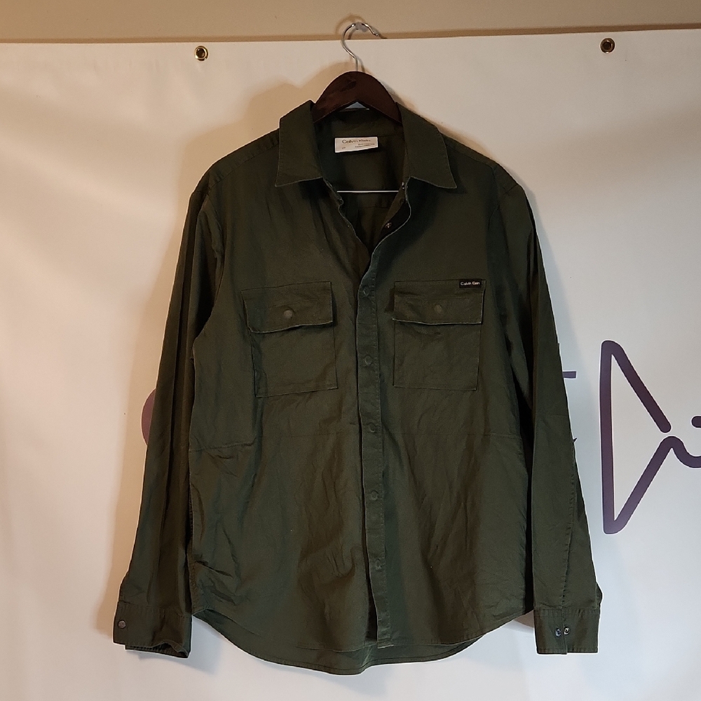 Calvin Klein Forest Green Shirt